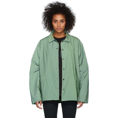 Shop Fear Of God Green Sixth Collection Coaches Jacket In 312 Armyiri