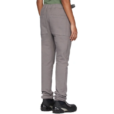 Shop Fear Of God Grey Core Lounge Pants In 030 Godgrey