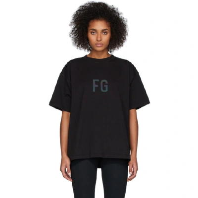 Fear Of God Black Sixth Collection Fg T-shirt In 010 Vintblk