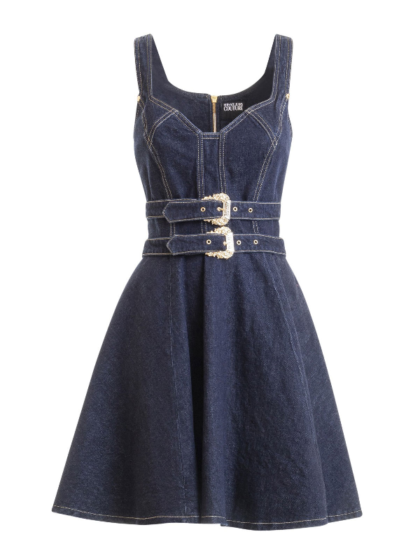 dark wash denim dress