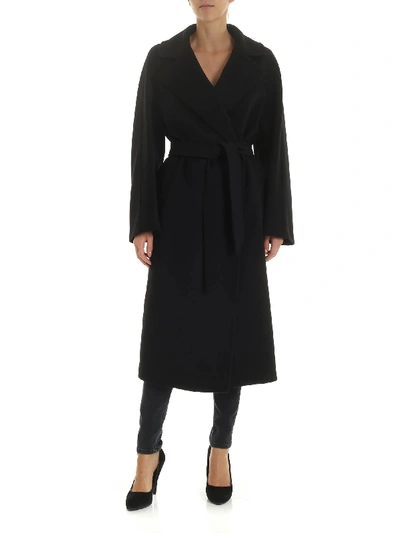 Max Mara Ottanta Coat In Black | ModeSens