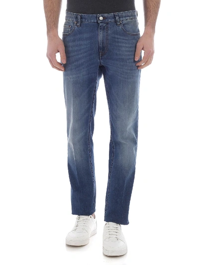 Shop Z Zegna Skinny 5 Pockets Jeans In Light Blue