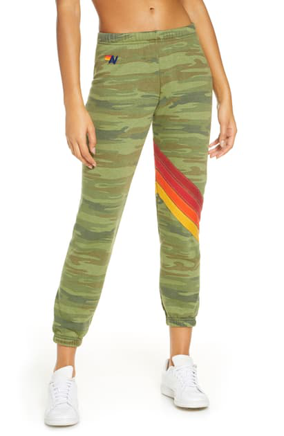 aviator nation chevron sweatpants