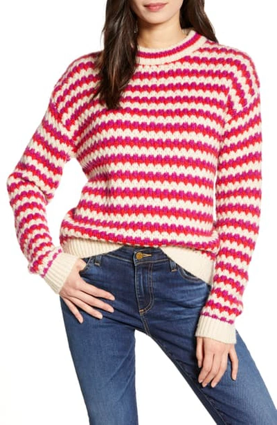 Shop Rebecca Minkoff Katherine Sweater In Red Multi