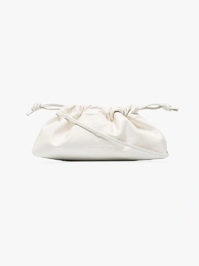 Shop Studio Amelia White 1.1 Drawstring Leather Mini Bag