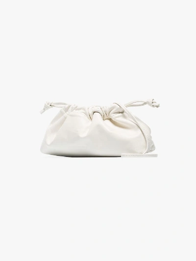 Shop Studio Amelia White 1.1 Drawstring Leather Mini Bag
