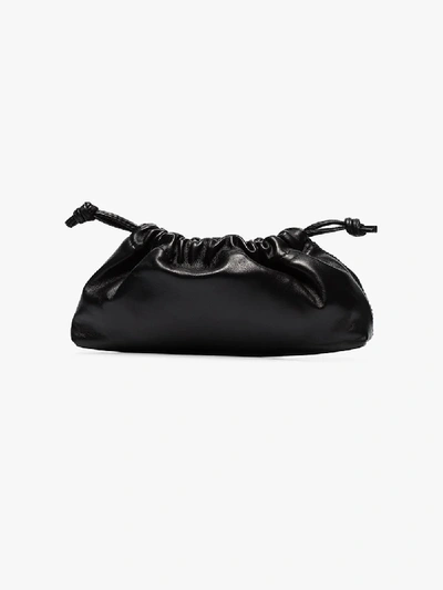 Shop Studio Amelia Black 1.1 Drawstring Leather Mini Bag