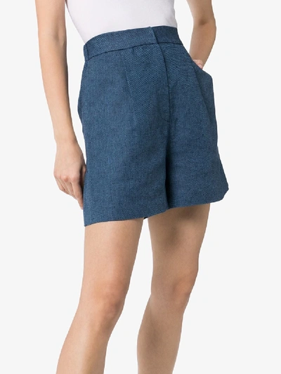 Shop Lvir Klassische Shorts In Blue