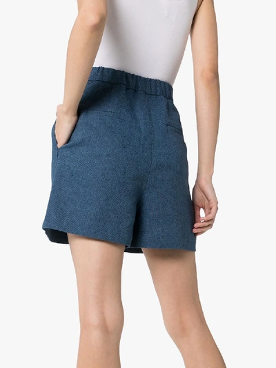 Shop Lvir Klassische Shorts In Blue