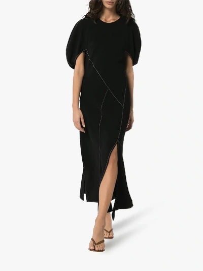 Shop Rejina Pyo Lucinda Panelled Maxi Dress In Black