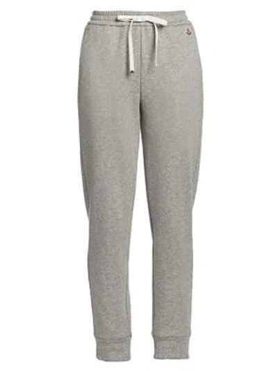 Shop Moncler French Terry Sweatpants In Grey