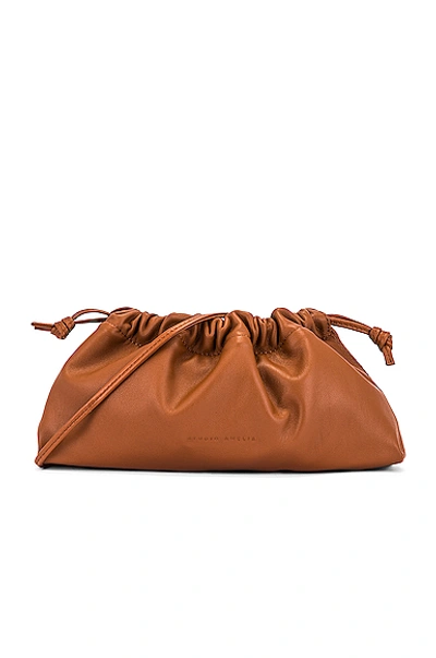 Shop Studio Amelia 1.1 Mini Drawstring Bag In Tan Nappa Leather