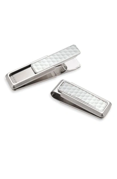 M-clipr Golf Ball Stainless Steel Money Clip In Silver/ White