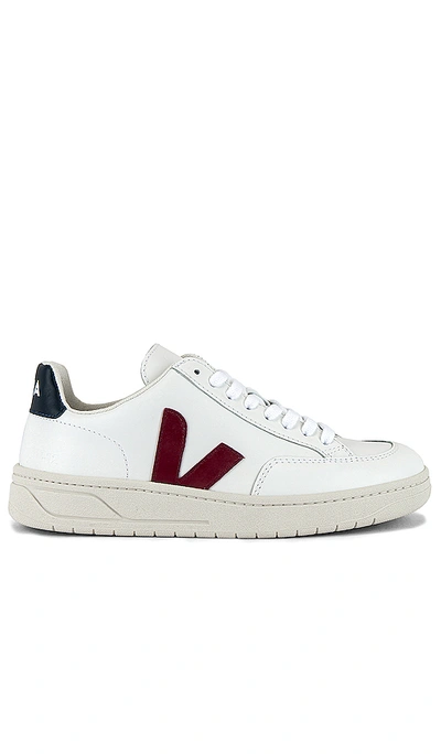 Shop Veja Nautico Sneaker In White Marsala
