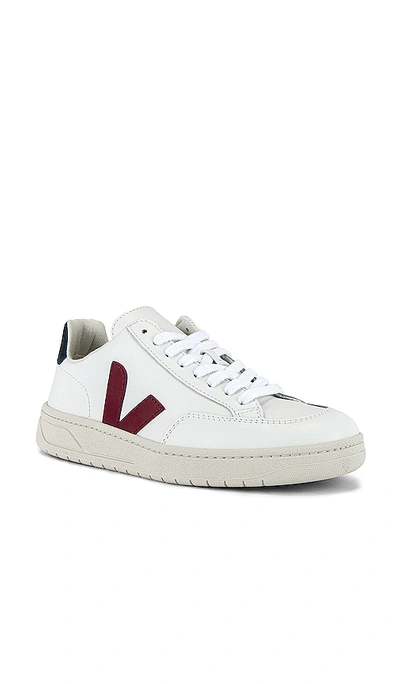 Shop Veja Nautico Sneaker In White Marsala