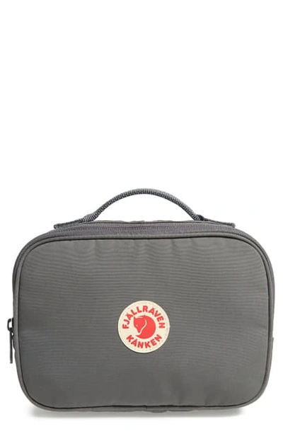 Shop Fjall Raven Kanken Toiletry Case In Super Grey