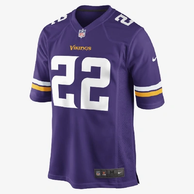 Shop Nike Nfl Minnesota Vikings Men's Game Football Jersey In Court Purple,white,gold