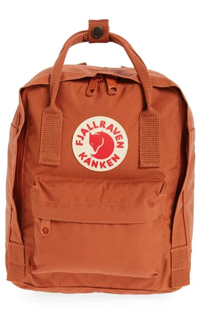 Shop Fjall Raven 'mini Kanken' Water Resistant Backpack In Brick