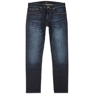 Shop Polo Ralph Lauren Sullivan Indigo Slim-leg Jeans