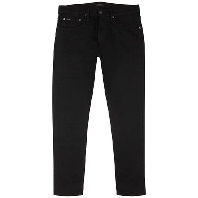 Shop Polo Ralph Lauren Sullivan Black Slim-leg Jeans