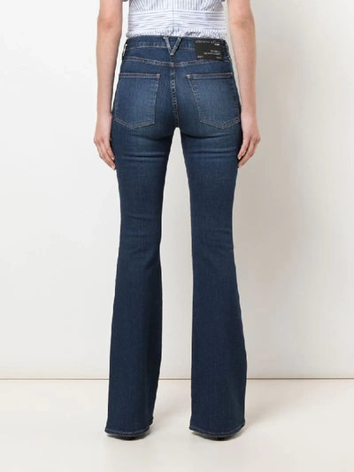 Veronica Beard Beverly High-rise Flared Jeans In Blue