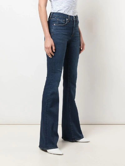 Veronica Beard Beverly High-rise Flared Jeans In Blue