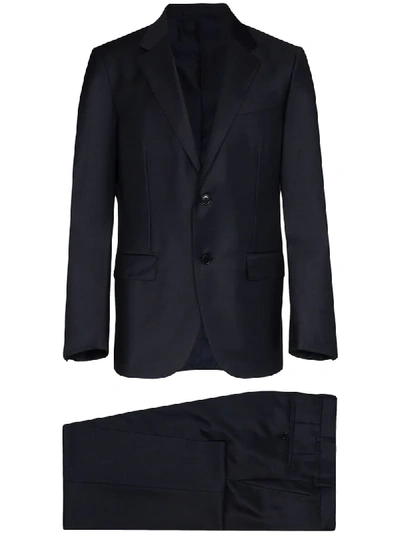 Shop Ermenegildo Zegna Two-piece Tailored Suit In Blue