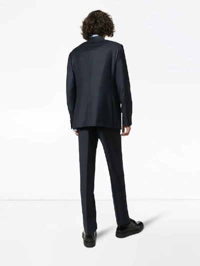 Shop Ermenegildo Zegna Two-piece Tailored Suit In Blue