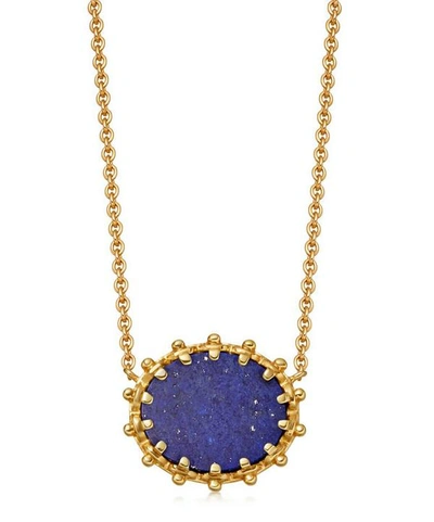 Shop Astley Clarke Gold Vermeil Floris Lapis Lazuli Pendant Necklace