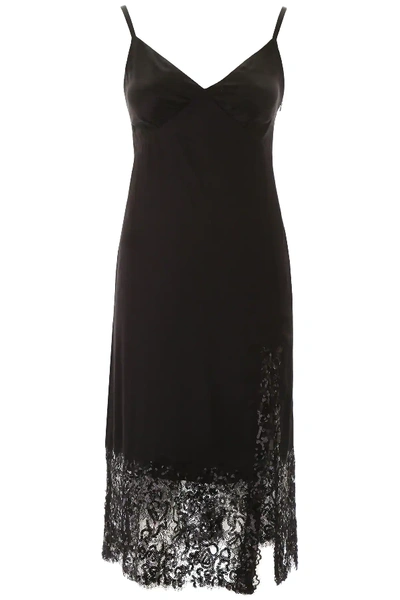 Shop Michael Michael Kors Slip Dress With Sequins In Black