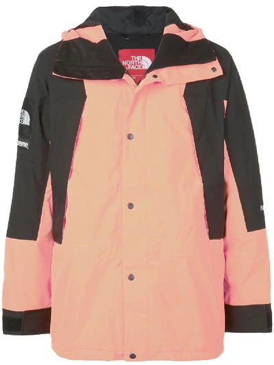 Shop Supreme X The North Face Mountain Light Jacket In Orange
