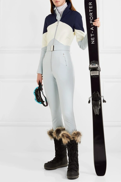Shop Cordova Alta Belted Stretch Ski Suit In Light Blue