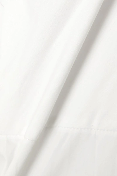 Shop Kalita Lemuria Layered Cotton-poplin Playsuit In White
