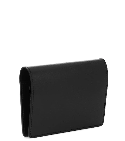 Shop Off-white Leather Passport Holder In Black