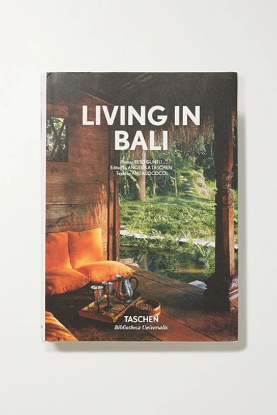 Shop Taschen Living In Bali By Reto Guntli And Anita Lococo Hardcover Book In Brown