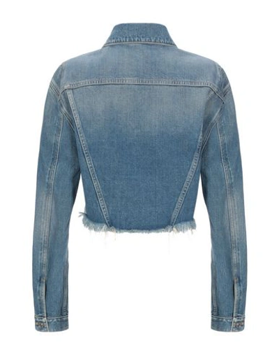 Shop Givenchy Denim Outerwear In Blue