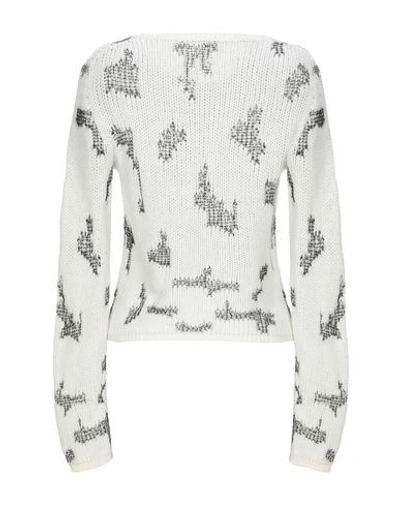 Shop Saint Laurent Sweaters In White