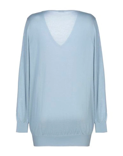 Shop Malo Cashmere Blend In Turquoise