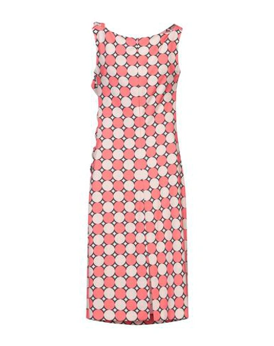 Shop Alessandro Dell'acqua Knee-length Dress In Coral