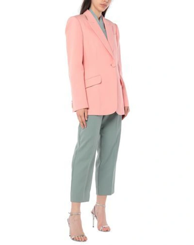 Shop Alexander Mcqueen Suit Jackets In Pink