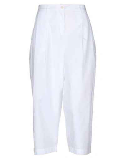 Shop Jejia Cropped Pants & Culottes In White