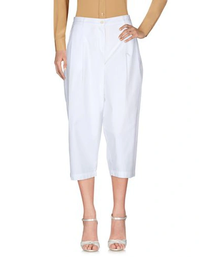 Shop Jejia Cropped Pants & Culottes In White