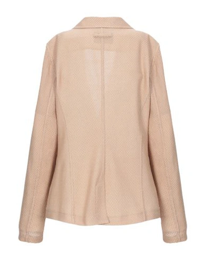 Shop T-jacket By Tonello Suit Jackets In Sand