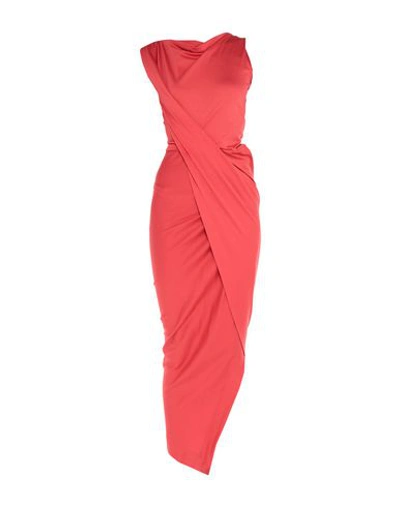 Shop Vivienne Westwood Anglomania Midi Dresses In Red
