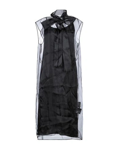 Shop Prada Midi Dresses In Black