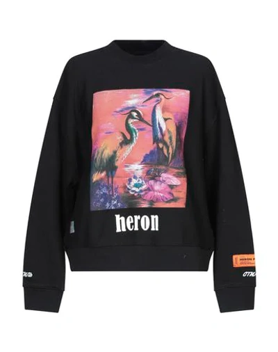 Shop Heron Preston Sweatshirt In Black