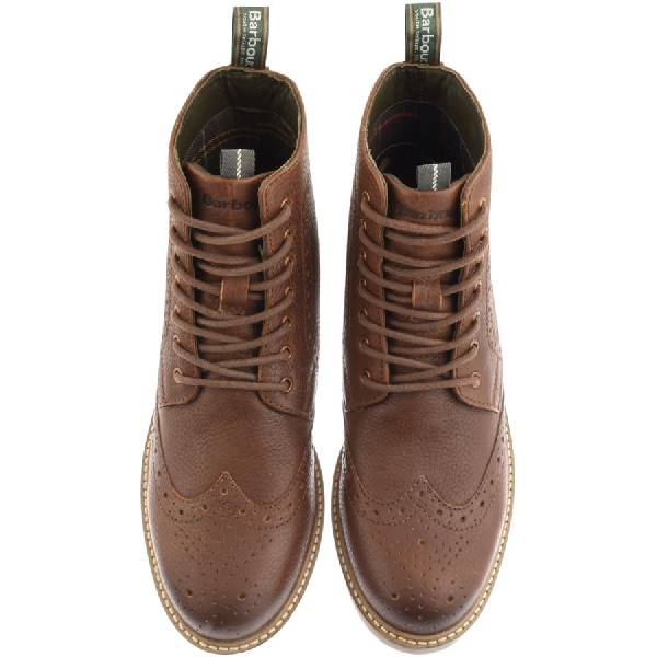 Barbour Belsay Brogue Derby Boots Brown | ModeSens