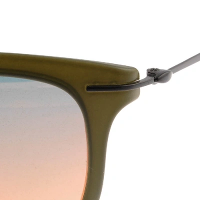 Shop Prada Linea Rossa Sport Sunglasses Green