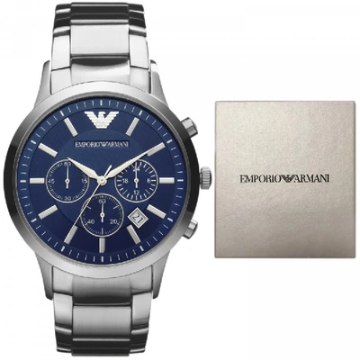 Shop Armani Collezioni Emporio Armani Ar2448 Watch Silver