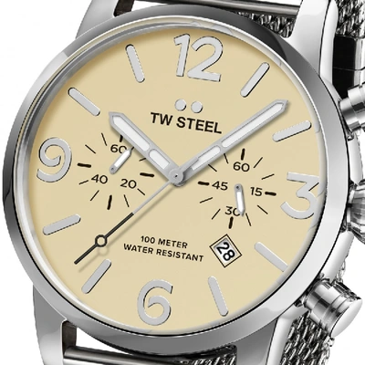 Shop Tw Steel Maverick Mb3 Watch Silver